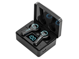 Fone De Ouvido Bluetooth, Bluetooth 5.2, 36 Horas De Duração Da Bateria, Som Surround Estéreo 360°, Preto