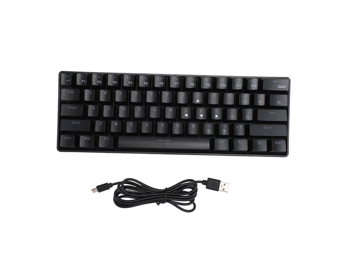 Teclado Mecânico 61 Teclas Laxiscreedrgb