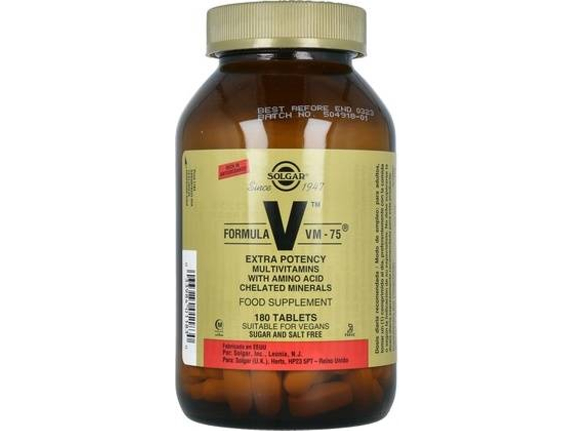 Suplemento Alimentar SOLGAR Formula Vm (180 comprimidos)