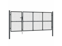 Portão de Jardim em Tela 350x125 cm Aço Galvanizado MAISON EXCLUSIVE