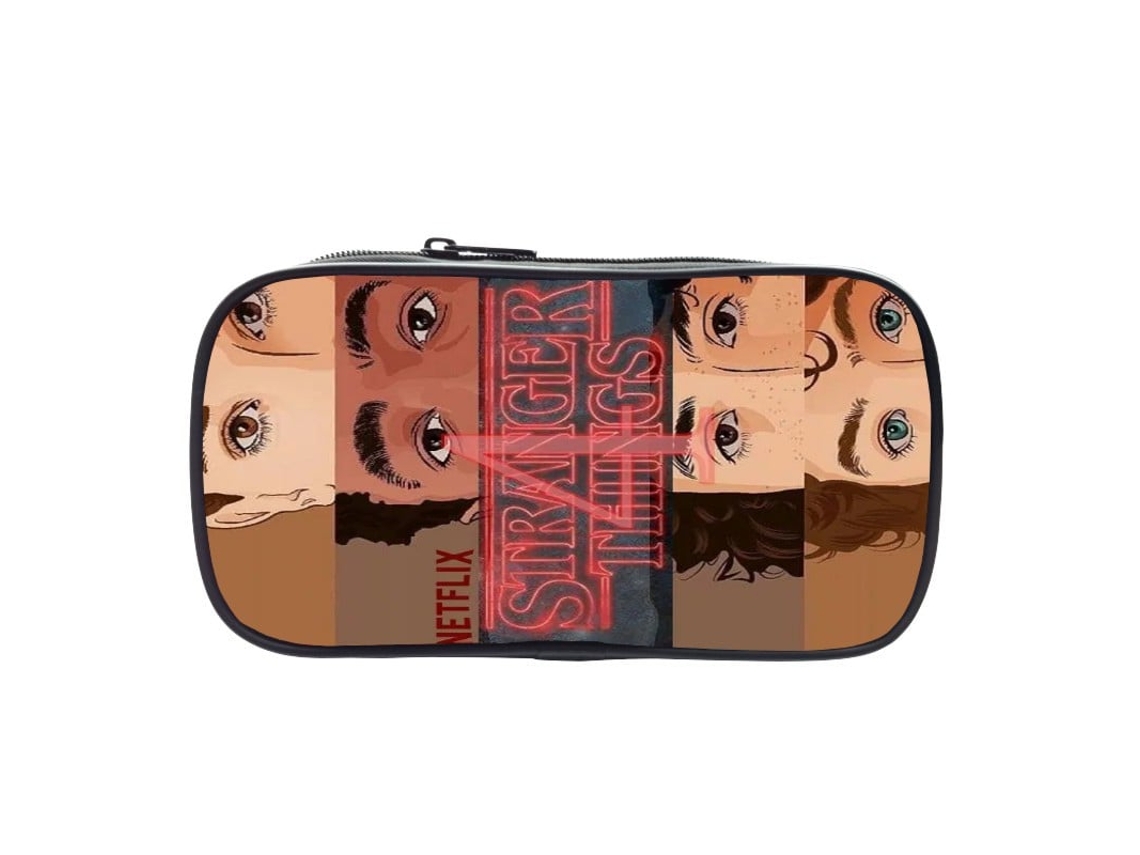 Estojo para Lápis Stranger Things Temporada 4, Bolsa para Escrita, 4 BRILVIBERA