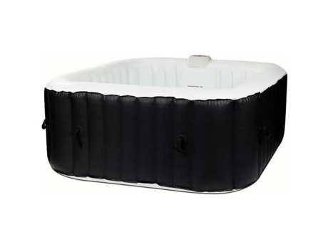 Sun Spa Spa Inflável Quadrado Laminado - 4 Pessoas - 1, 55 X H 0, 65 M