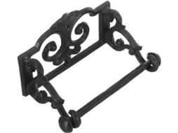 Suporte Multifuncional De Ferro Fundido Abaodam Para Papel Higiênico E Toalhas, Com Design Rústico, Ideal Para Banheiro