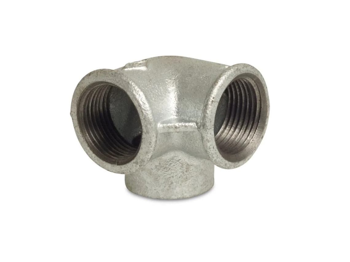 Conector De Rosca Distribuidor Angular Ferro Maleável 1/2' Ig X