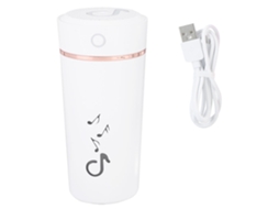 Umidificador Laxiscreed Com Função De Luz Noturna, Grande Capacidade Para Uso Em Escritório, Casa, Mesa Ou Carro, Usb Branco
