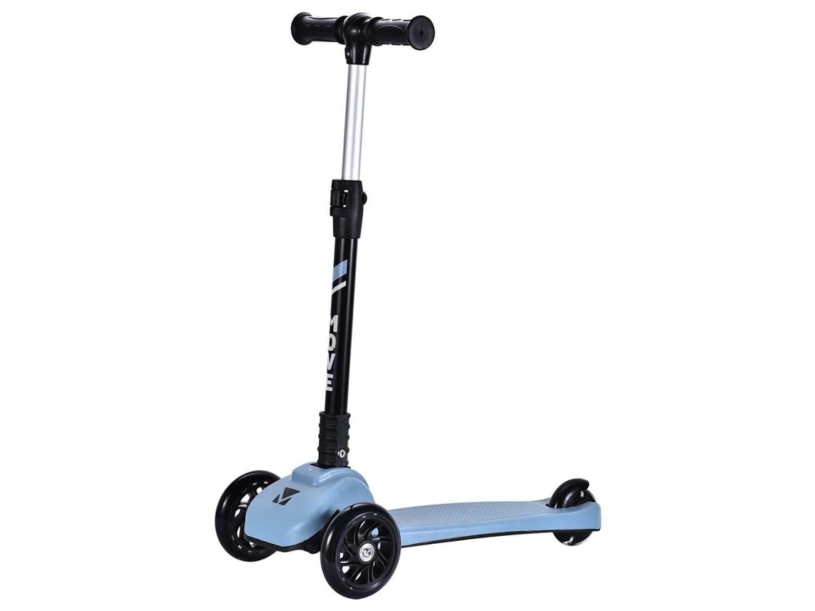 Trotinete Tri-Scoot Lights Prateadomove
