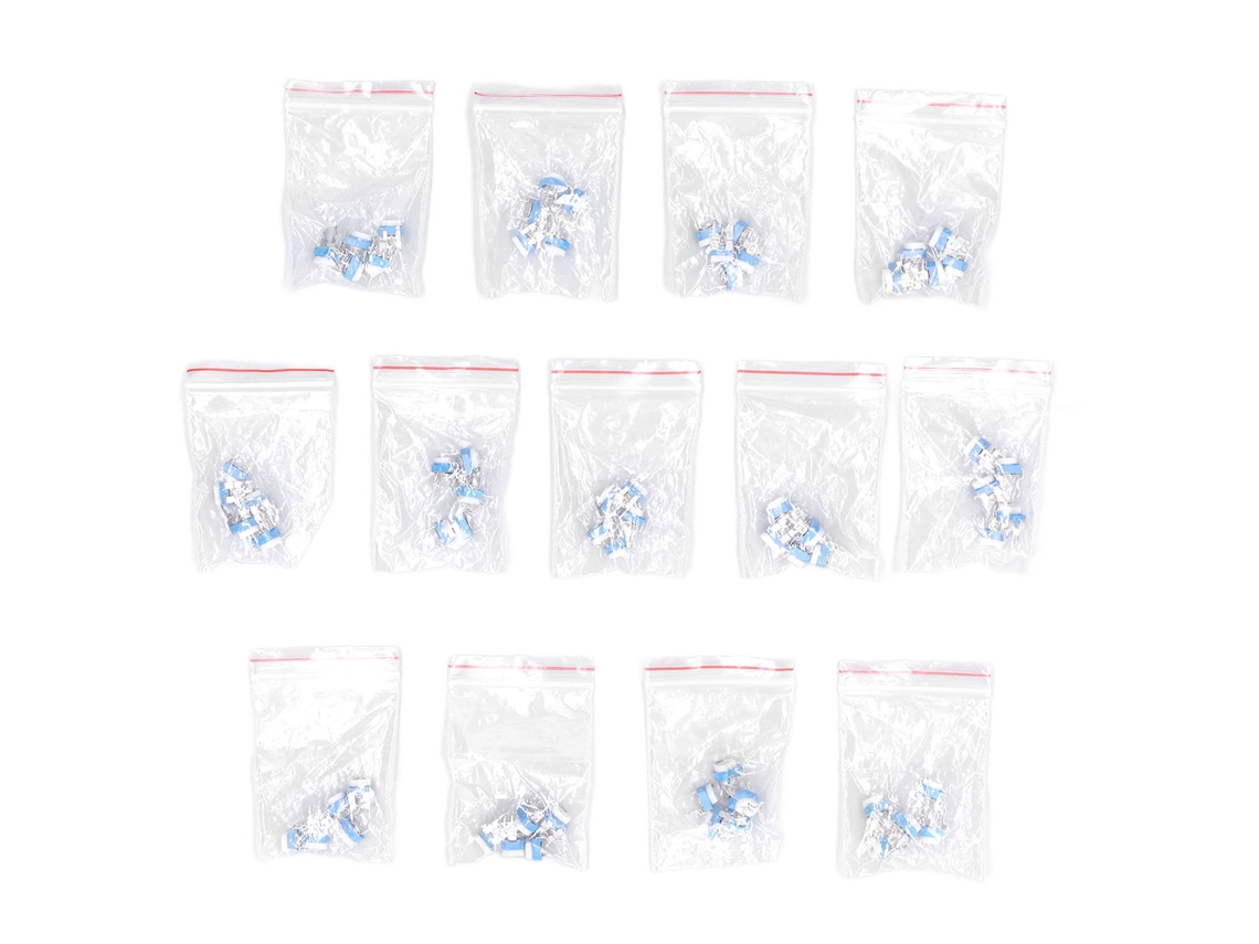 Potenciômetros Resistências Variáveis 100Ω a 1MΩ Branco Azul para Eletrodomésticos S/MARCA