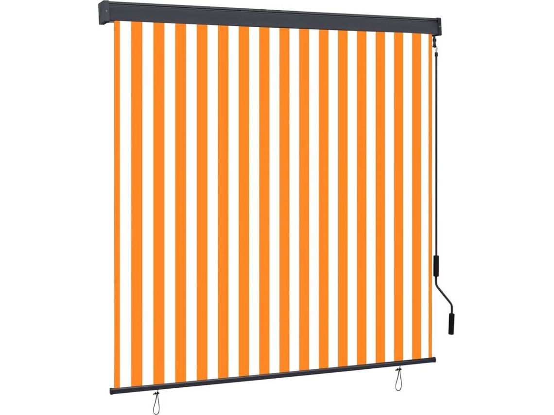 Outdoor Roller Blind, Outdoor Roller Blinds Vidaxl Laranja Tecido (160 X 250 Cm)