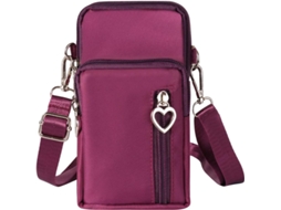 Mala Messenger Para Telemóvel - Bolsa De Ombro Com Alça Ajustável - Roxo