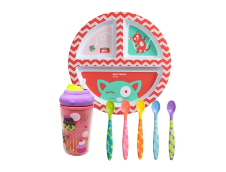 Kit MULTIKIDS BABYBaby Fase 3 Alimentação Rosa