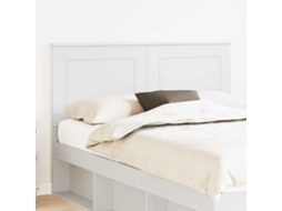 Vidaxl Cabeceira Branco 100 Cm Madeira Engenheirada