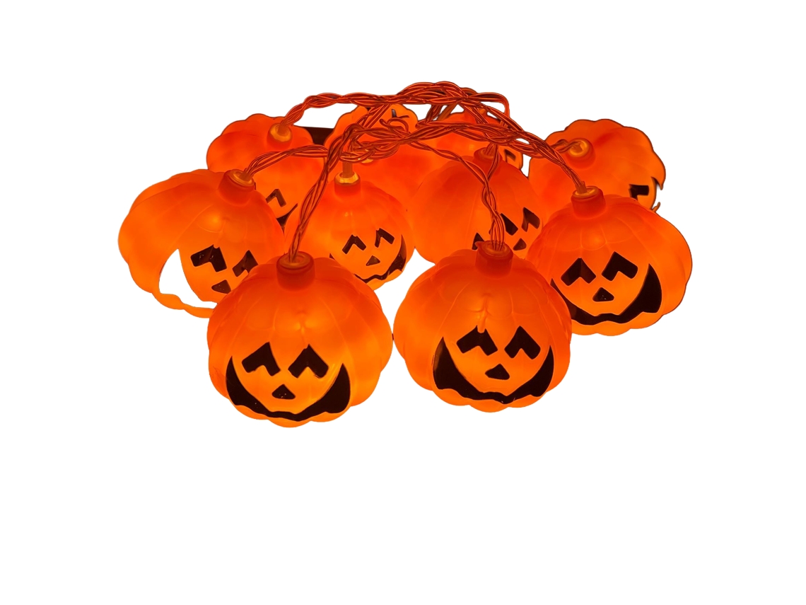 Laxiscreed Série De Luzes Led Halloween E Páscoa Com Abóboras, Fantasmas E Caveiras, 6m, Usb