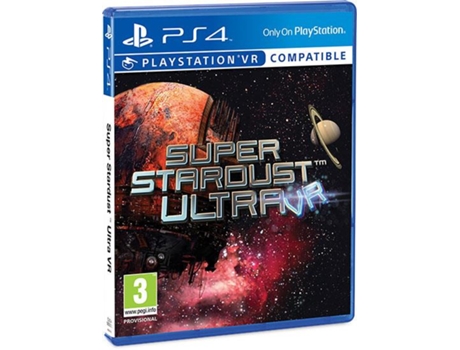 Jogo PS4/PS VR Super Stardust Ultra VR — Ação/Aventura / Idade mínima recomendada: 3