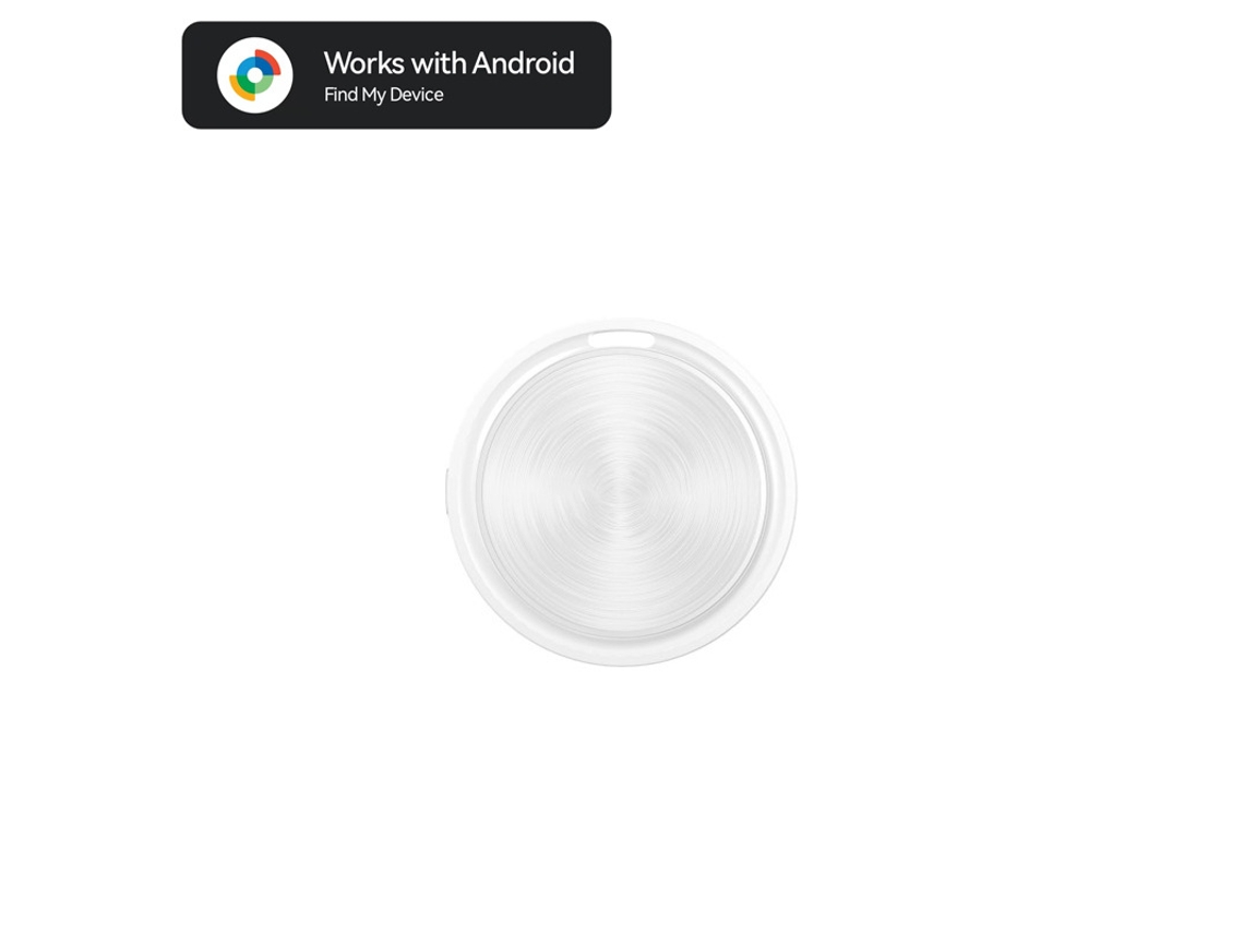 Rastreador Gps Do Google Para Animais De Estimação, Idosos E Crianças Design Redondo Branco (compatível Com Ios/android) Autenticação Dupla.