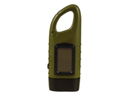 Lanterna De Emergência Led Com Acionamento Manual E Energia Solar (verde Militar)