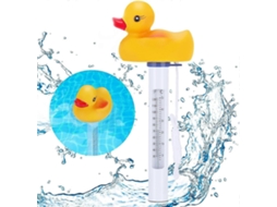 Termômetro de Piscina Flutuante, Pato, Água em Forma Pato Flutu Ante Resistente a Estilhaços GOKOCO