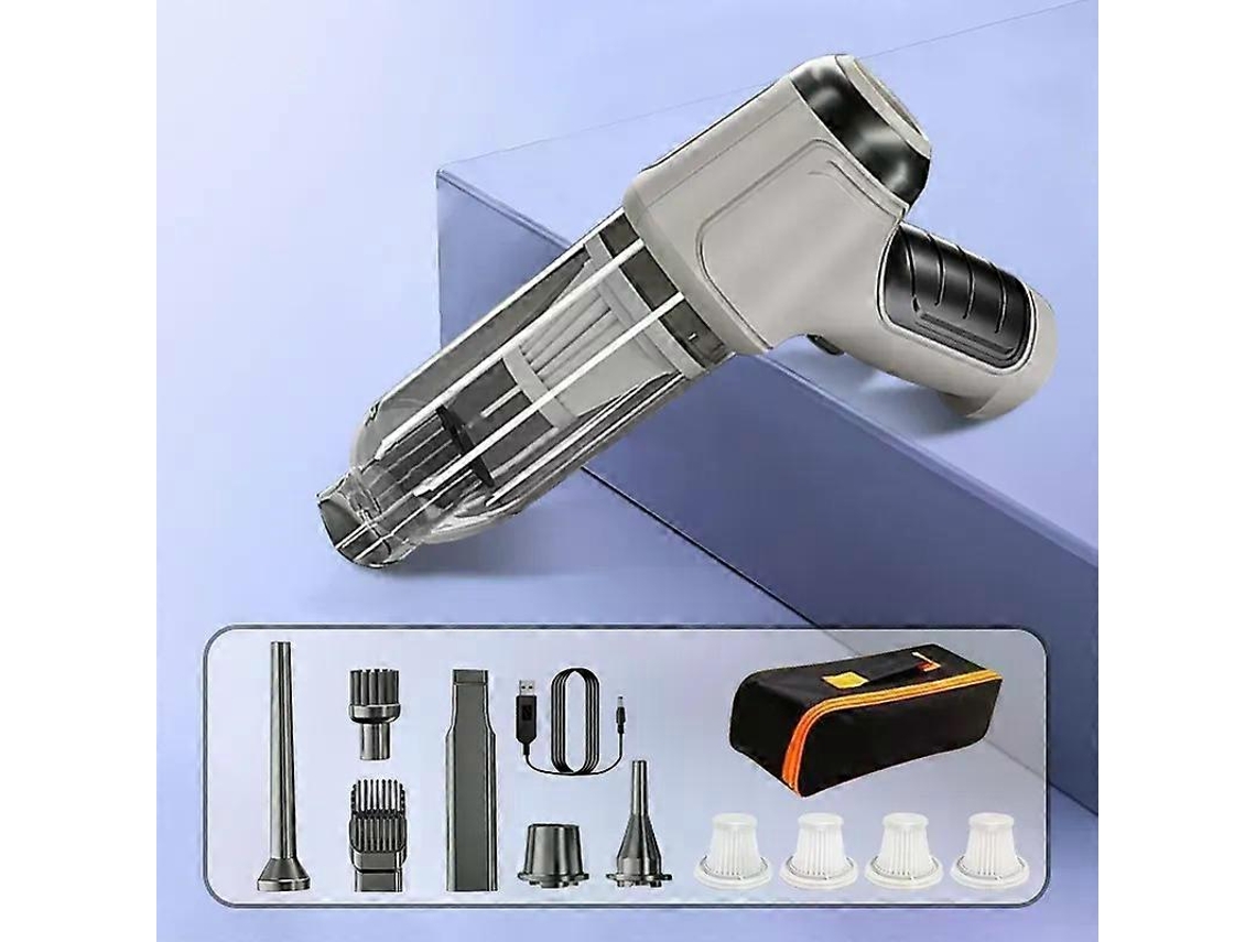 Aspirador De Pó Automotivo 95000pa Mini Aspirador De Pó Sem Fio Para Limpeza De Carro E Casa Aspiradores De Pó Portáteis 2 Em 1 P Aquaforge
