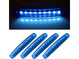 Luz De Sinalização Para Caminhão, 4 Luzes De Sinalização Laterais, Luz De Borda Ultrassônica Brilhante Para Caminhão Com