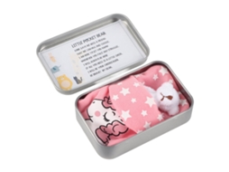 Mini Urso de Pelúcia ATS em Lata para Presente: Pequeno Urso de Bolso, Mini Urso de Pelúcia em Lata