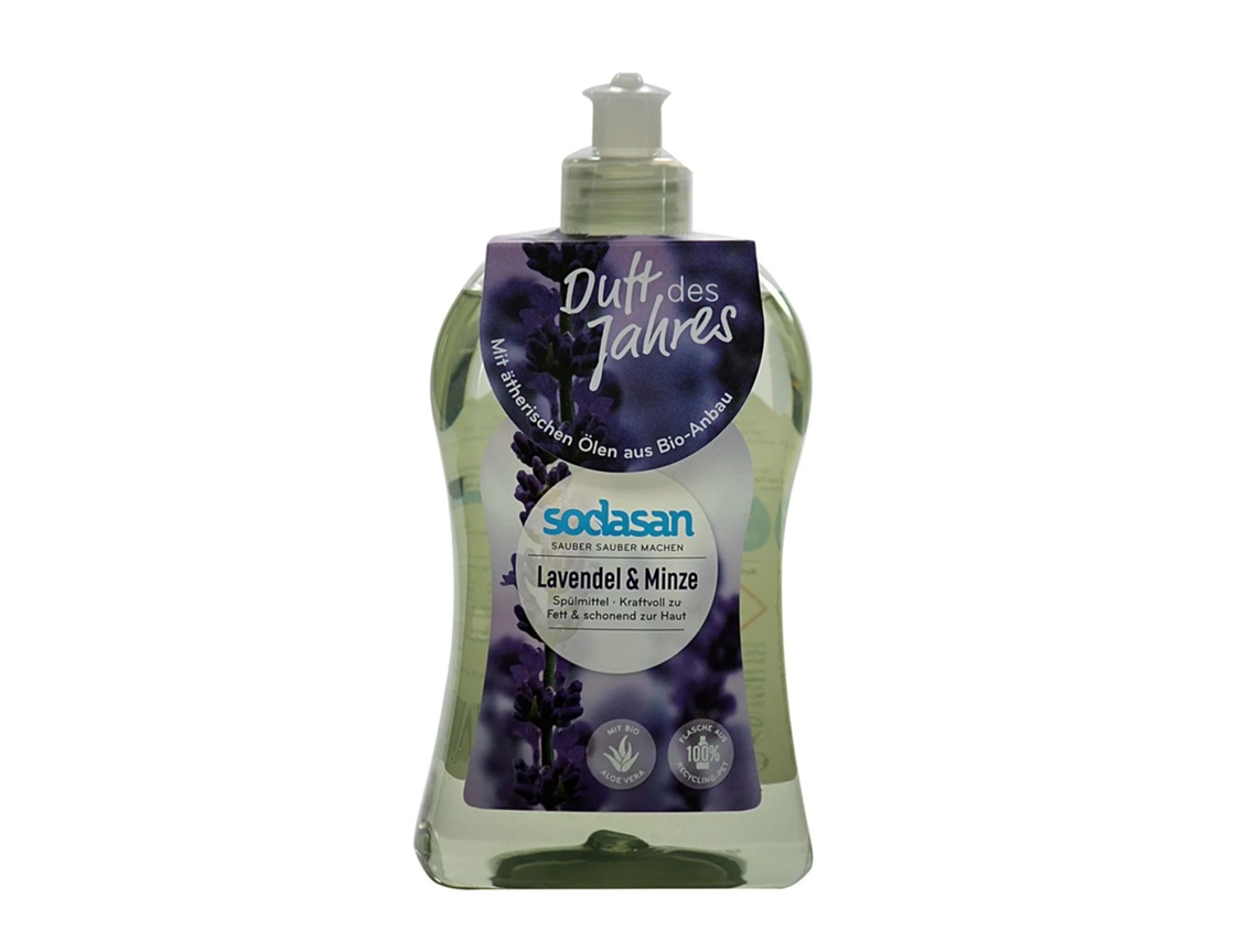 Detergente Louça Natural, Lavanda e Menta, 500 Ml SODASAN