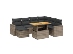 Garden Sofa Set, Garden Sofa Sets Vidaxl Cinzeto Rattan / Vime (n/a)