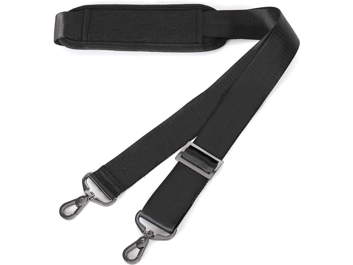 Lurelia Alça De Ombro 142 Cm (56 Polegadas), Ajustável, Grossa, Macia, Universal, Acolchoada E Antiderrapante, Com Ganchos Giratórios Meta