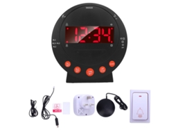 Relógio Digital LED EOOCOO, Alarme com Vibração e Luz