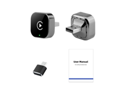 Dongle Sem Fio Usb 2 Em 1 Para Carplay Android Zeuxo