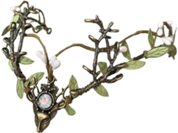 Tiara Artística de Folhas SFUSHOS
