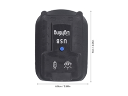 Laxiscreed Lanterna De Trabalho Led Sem Fios 18v Com 100lm E Carregador Usb Integrado
