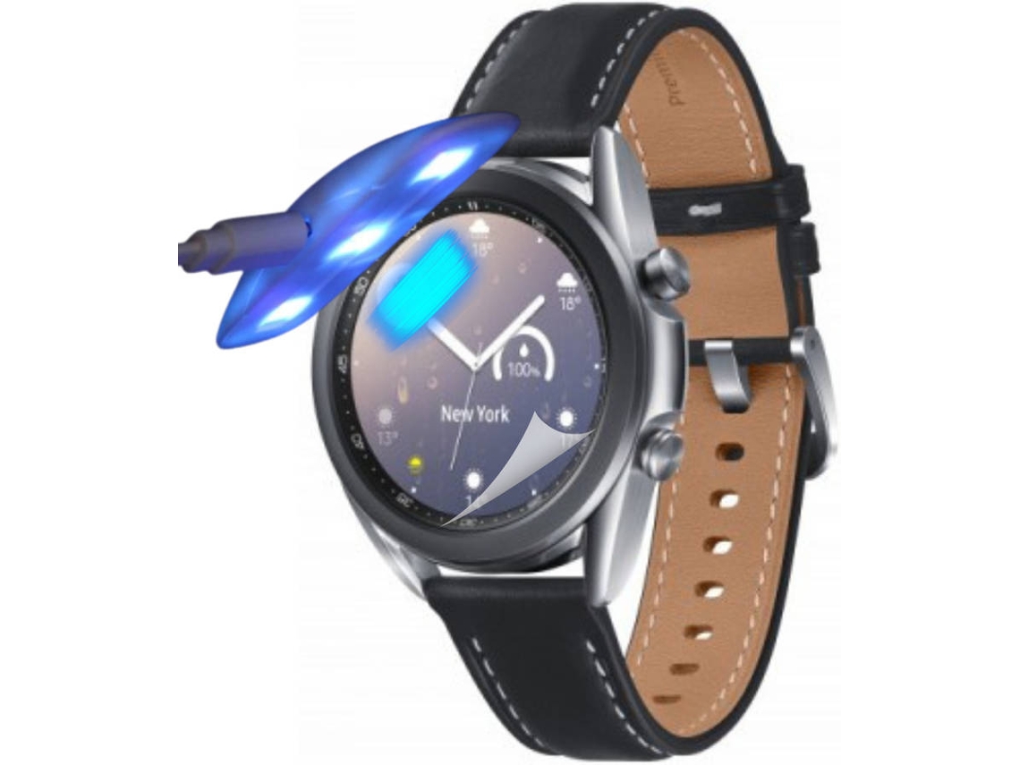 Kit de 4 Películas Hidrogel para Samsung Galaxy Watch3 41mm Flexshield com Lâmpada UV
