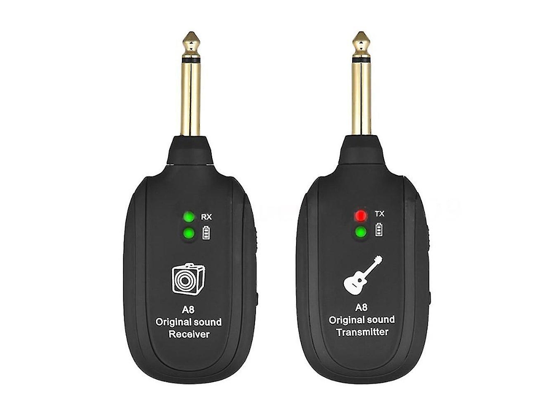 Sistema de Transmissão Sem Fio para Guitarra, Captador Sem Fio para Guitarra Elétrica, Transmissor Sem Fio A8 AQUAFORGE