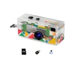 Mini Câmera Infantil Szsmart G6 Hd 720p, Câmera De Polegar Portátil, Lanterna, Lente 130° E Usb-c. Presente Ideal - Transparente