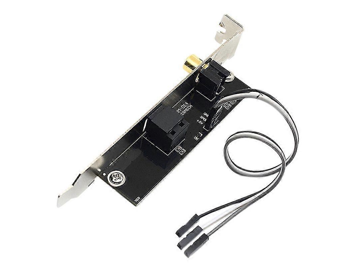 Placa de som de 24 bits e 192 kHz com saídas ópticas SPDIF e RCA, compatível com cabo de saída de áudio digital Brilvibera.