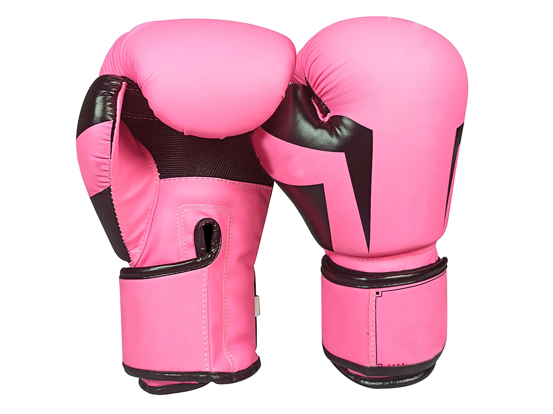 Business luvas de Boxe 10oz para Treino e Luta com Sacola para Homens, Mulheres, Crianças, Meninos e Meninas Rosa
