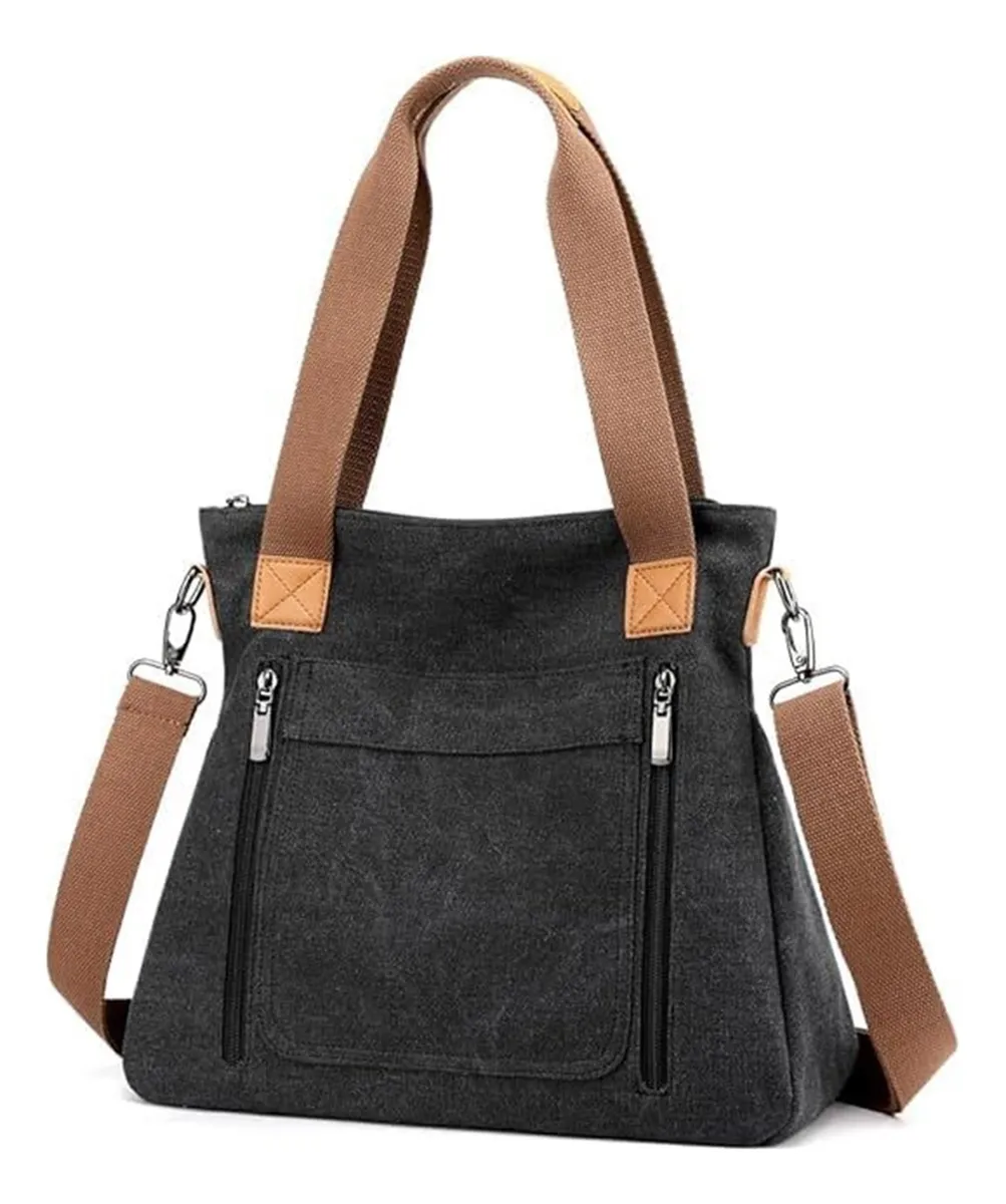 Bolsa Feminina De Lona Bolsa De Ombro Bolsa Totevayotoy
