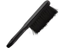 Escova De Lareira Ergonômica Com Cerdas Macias De Madeira E Plástico Preto