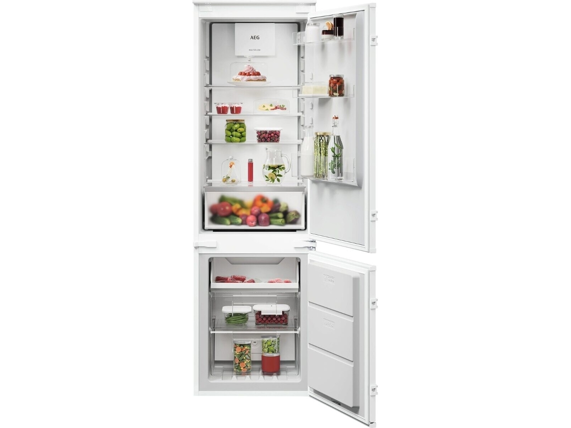 Frigorífico Combinado de Encastre AEG TC7CS18GES  (No Frost - 177,2 cm - 248 L - Branco)