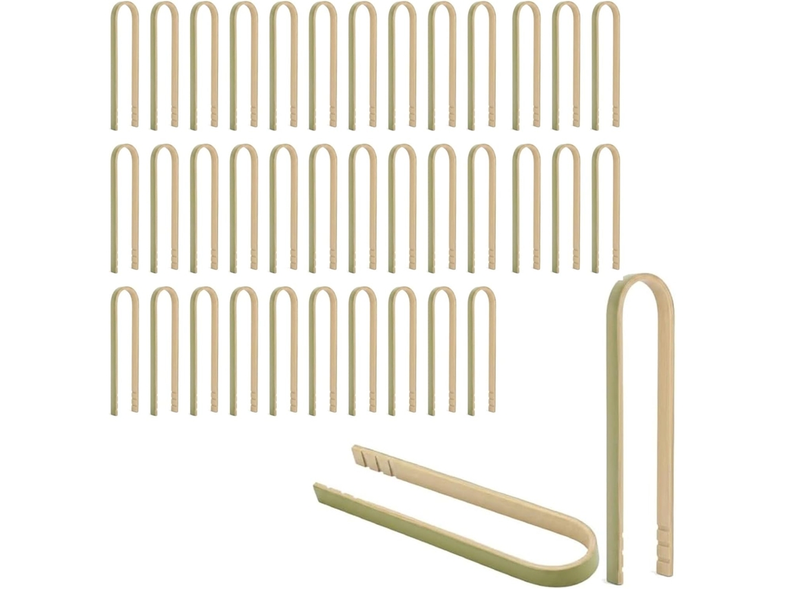 36 prendedores de roupa pequenos de 10 cm, prendedores de madeira resistentes, fáceis de usar, organizar e pendurar.