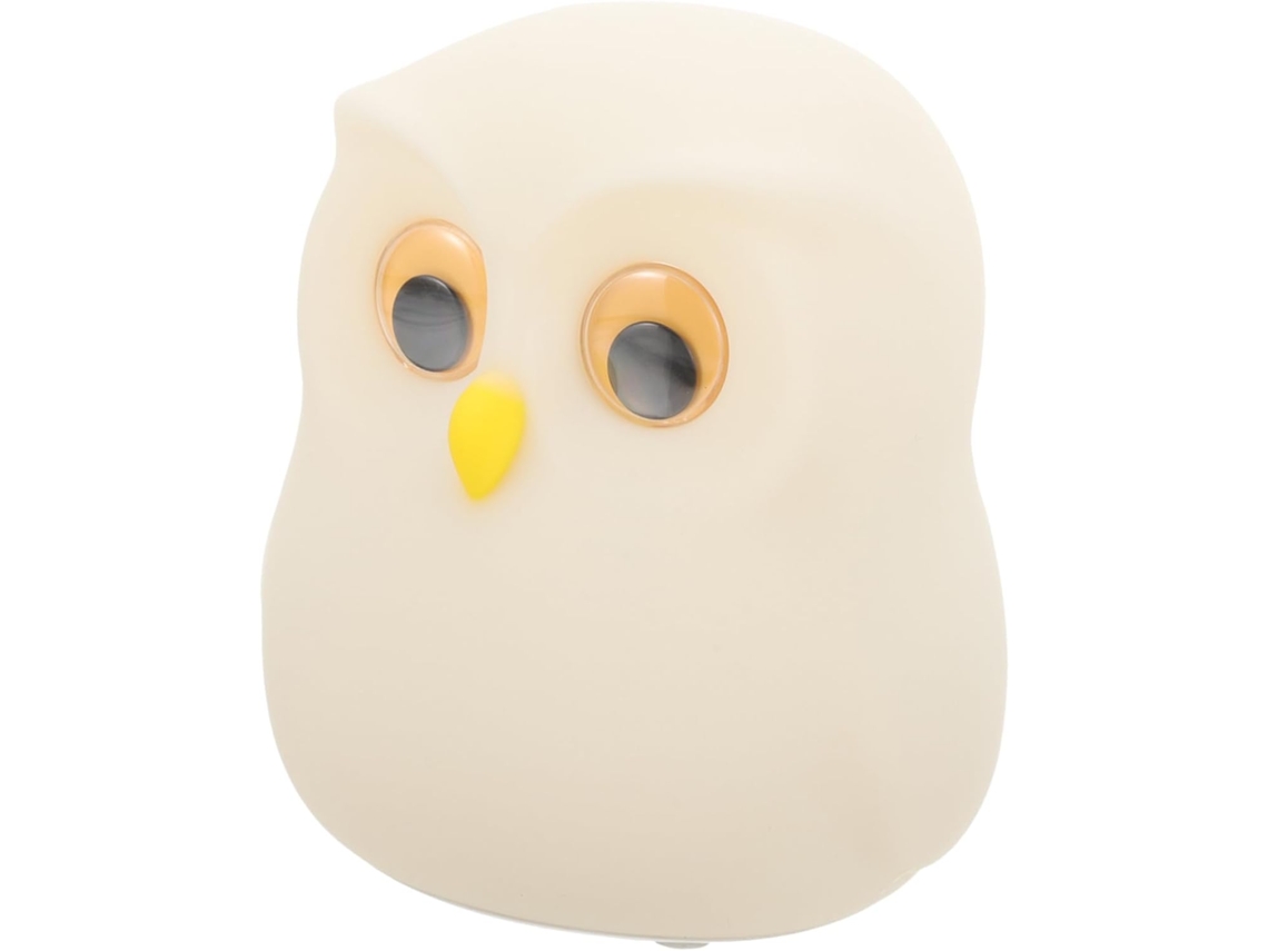 Abajur De Cabeceira Em Silicone Em Formato De Coruja, Luz Noturna Led Recarregável Via Usb, Iluminação Ambiente.