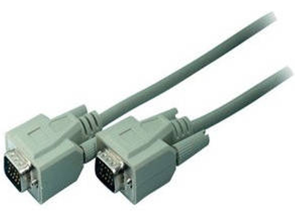 Cabo de Vídeo S-CONN (VGA - 3 m - Cinzento)