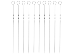 10 Espetos de Aço Inox para Churrasco LAXISCREED