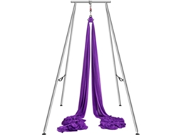 VEVOR Kit de Balanço e Rede para Ioga Aérea 12X2 6 Arroz Inversão de Dança Roxo