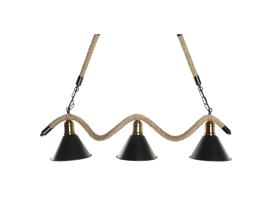 Luminária de Teto com Cabo de Metal e 3 Lâmpadas, 85x18x20cm ALEXANDRA HOUSE LIVING