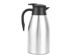 Jarra Térmica De Aço Inoxidável De 2 Litros Para Café, Com Trava À Prova De Vazamentos E Sistema Para Servir Com Uma Só Mão, Ideal Para Casa E Escritó