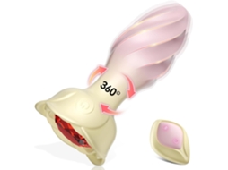 Vibrador Plug Anal Com Aplicação E Comando Com 10 Modos Rotativos, Estimulador Anal E Clitóris Para Mulheres E Homens
