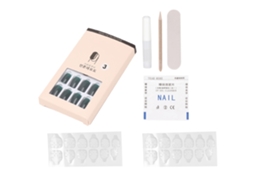 24 unhas postiças removíveis e reutilizáveis com design requintado, ferramenta para manicure (tipo 03)