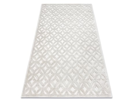 Tapete Santo Sizal 58507 A Céu Aberto, Art Déco Bege (80 x 150 cm)