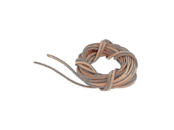 Cordo De Couro Khaki Fitas Para Joalheria Artesanato Diy
