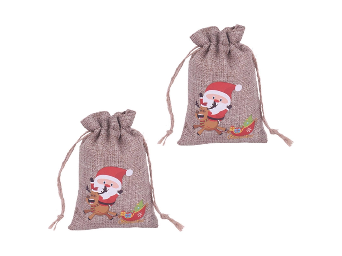 Sacolas De Linho Com Cordão, Multicolor, Para Joias E Doces, Festas